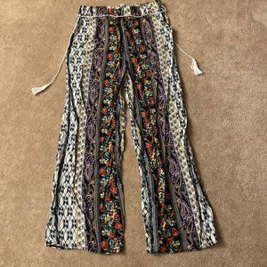 Flowy Flower Pants